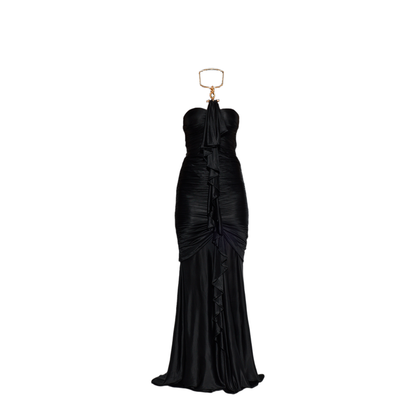 Draped Dress Black