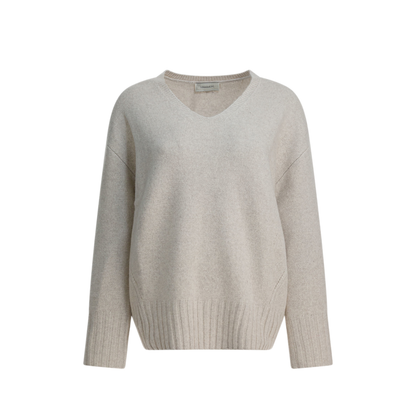 MAYFEYR - Umarmung - Wool And Cashmere V Neck Sweater - UM254WPO60LAMB