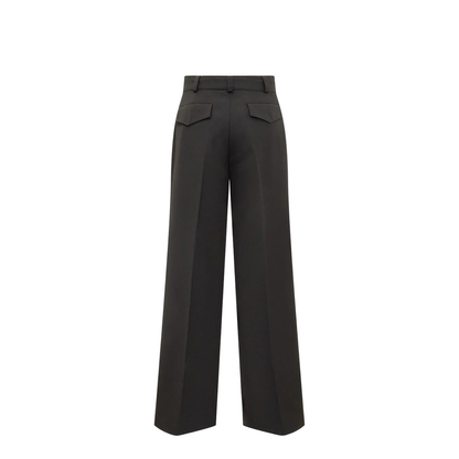 Sharp Wool Gabardine Trousers