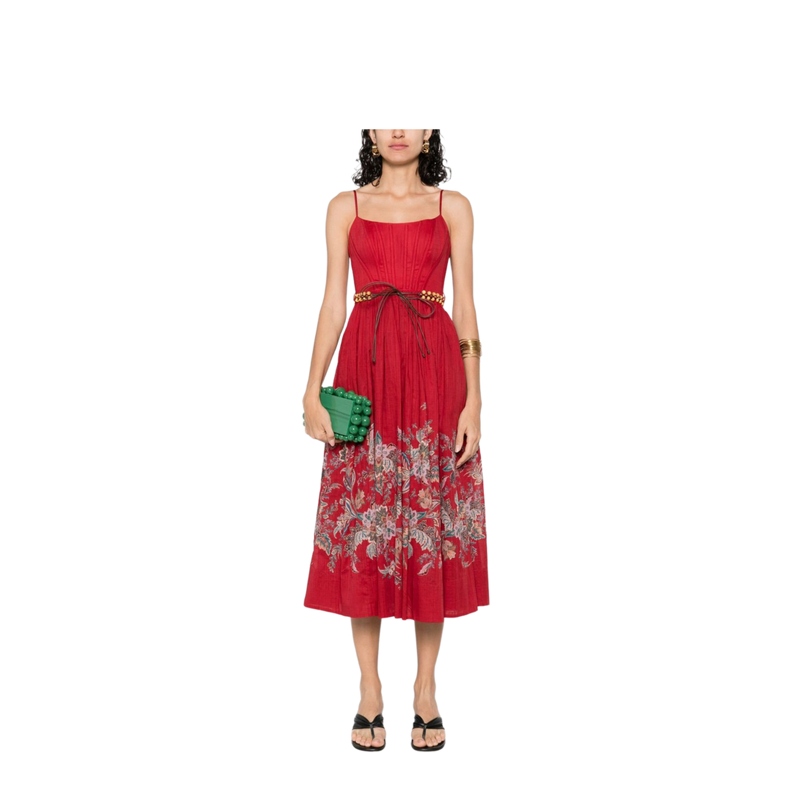 Printed Midi Dress
