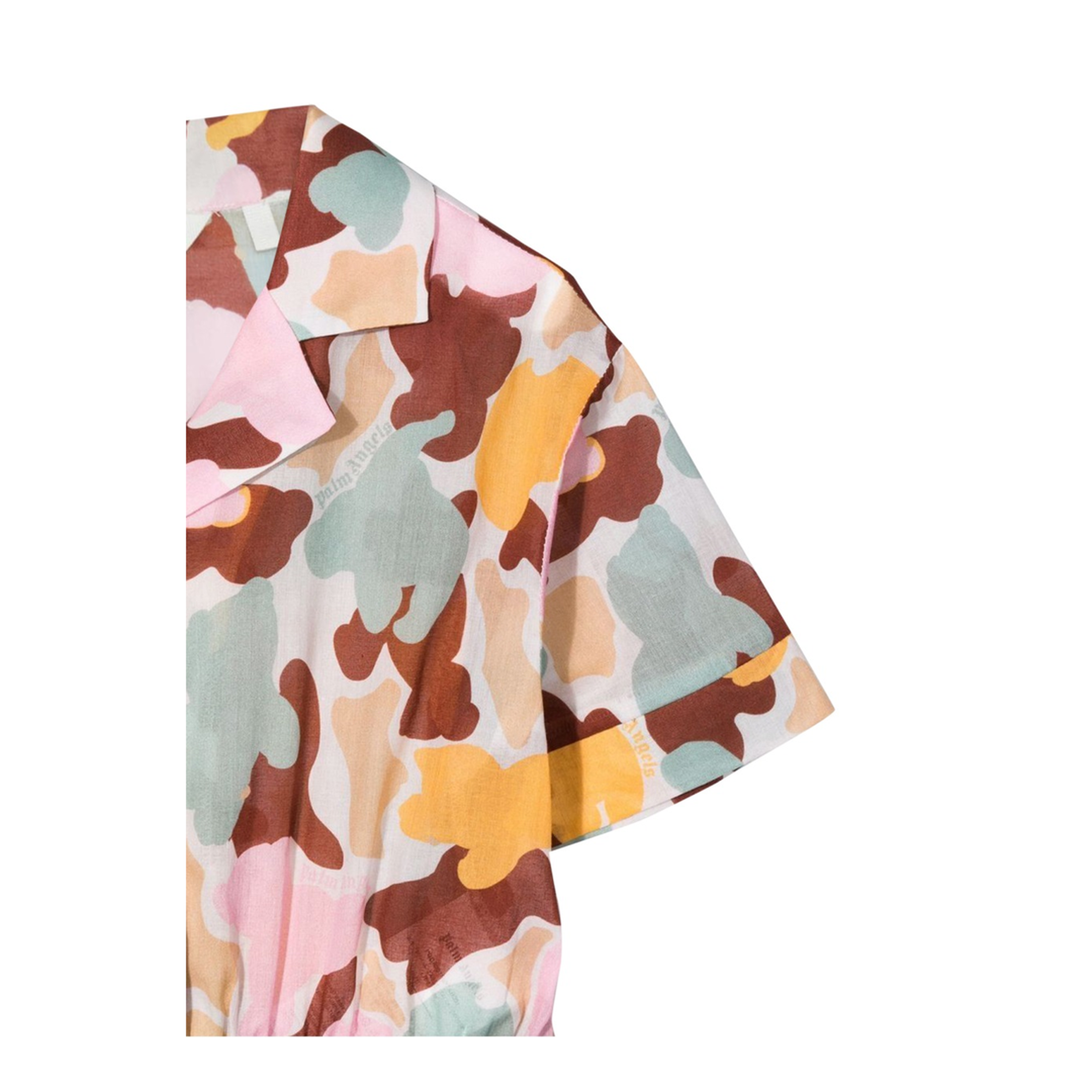 Cropped Shirt AOP Camu