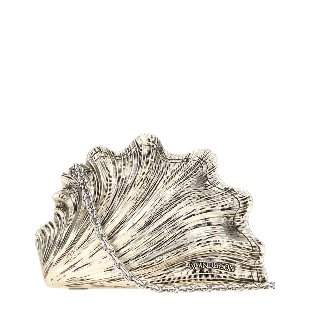 MAYFEYR - JW ANDERSON - Silver Metal Shell Clutch - HB0788FA0542910