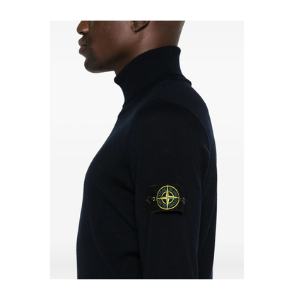 MAYFEYR - Stone Island - Ribbed Wool Turtleneck Sweater - K2S155100025S00C4