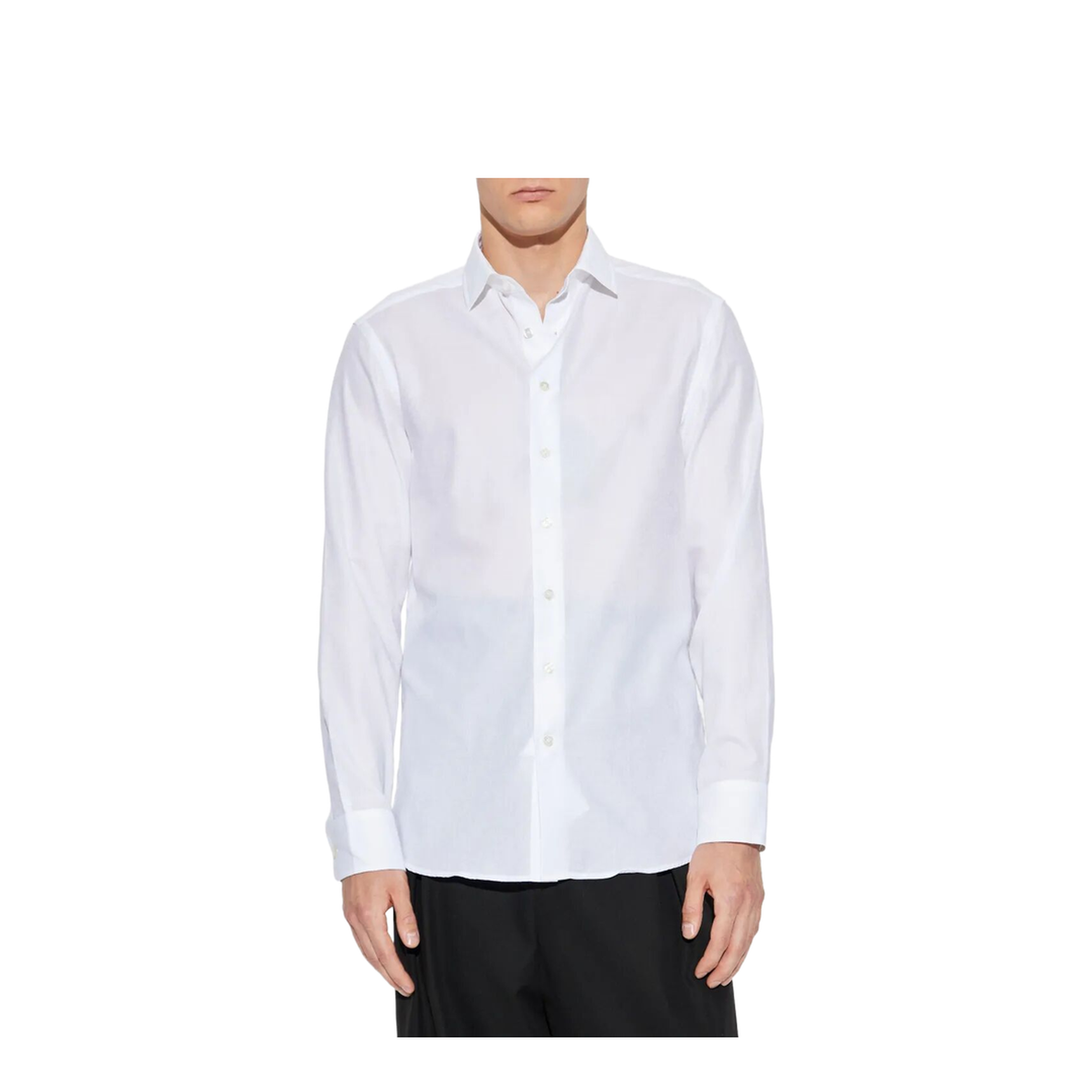MAYFEYR - Etro - Cotton Jacquard Shirt With Gecko Motif - MRIB000199TJ590