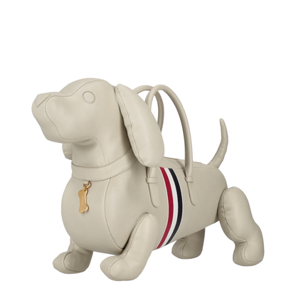 MAYFEYR - Thom Browne - Hector Bag With Rwb Stripe In Pebble Grain Leather - UAG215A00198250