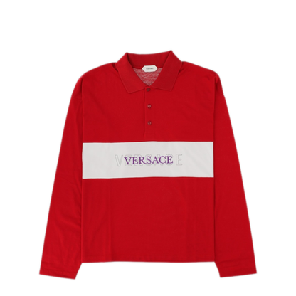 MAYFEYR - Versace - Cotton Polo Shirt Red - 10254291A183911RC40