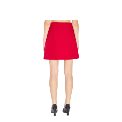 Mini Skirt In Crepe Couture