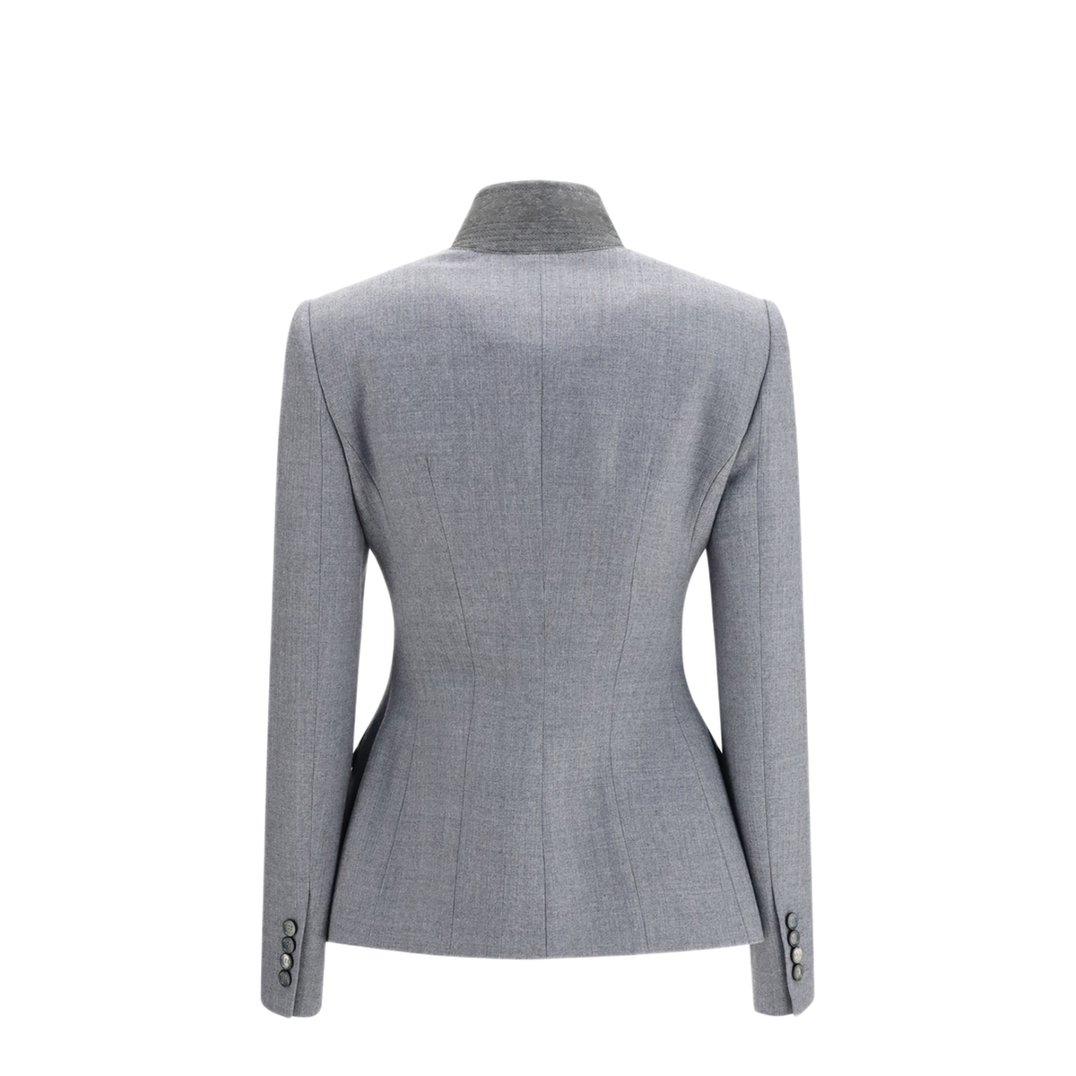MAYFEYR - Alexander Mcqueen - Pinstripe Wool Jacket With Crossed Lapels - A00755QJAGL1015