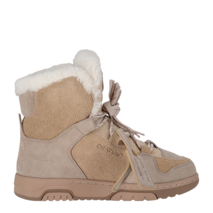 MAYFEYR - Off-White - Winter Boot Dark Sand Oat - OWIY001F25LEA0016C68