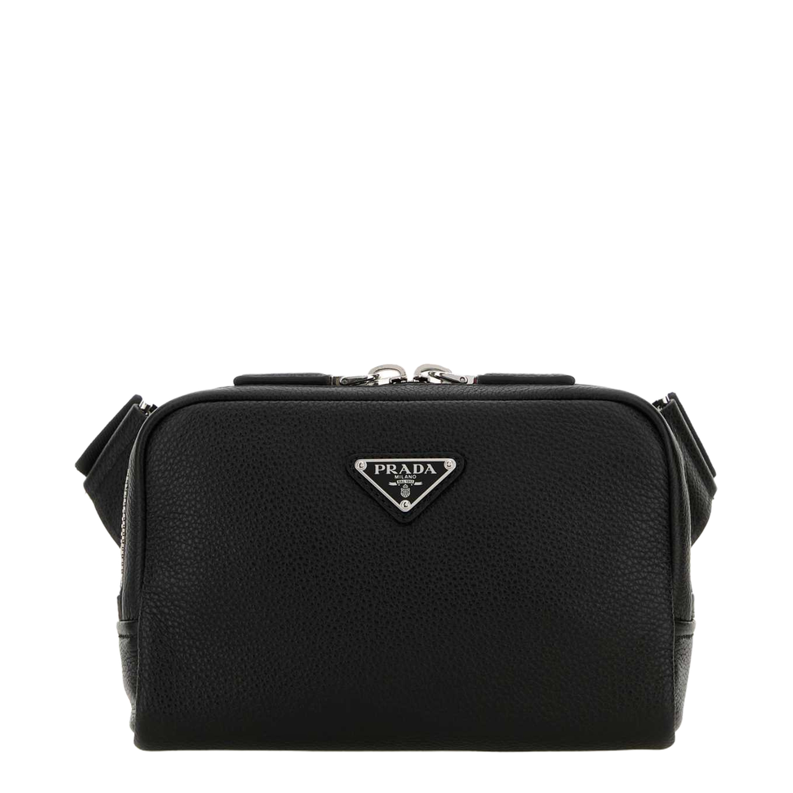 Black Leather Crossbody Bag