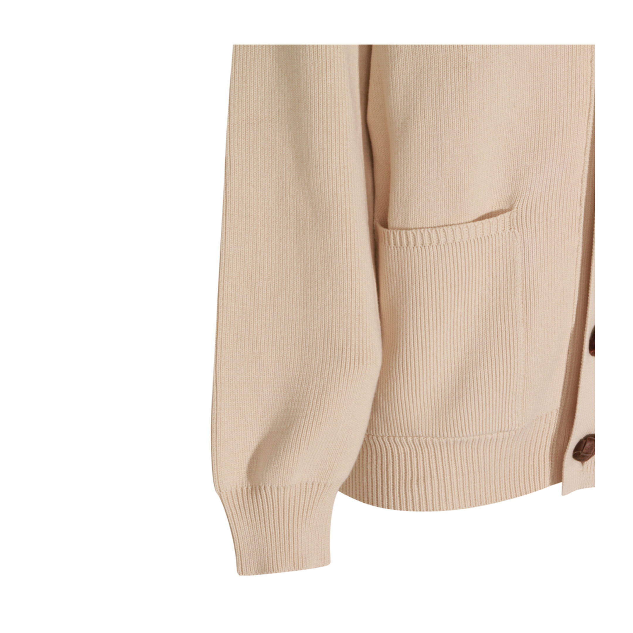 Cotton V-Necked Cardigan