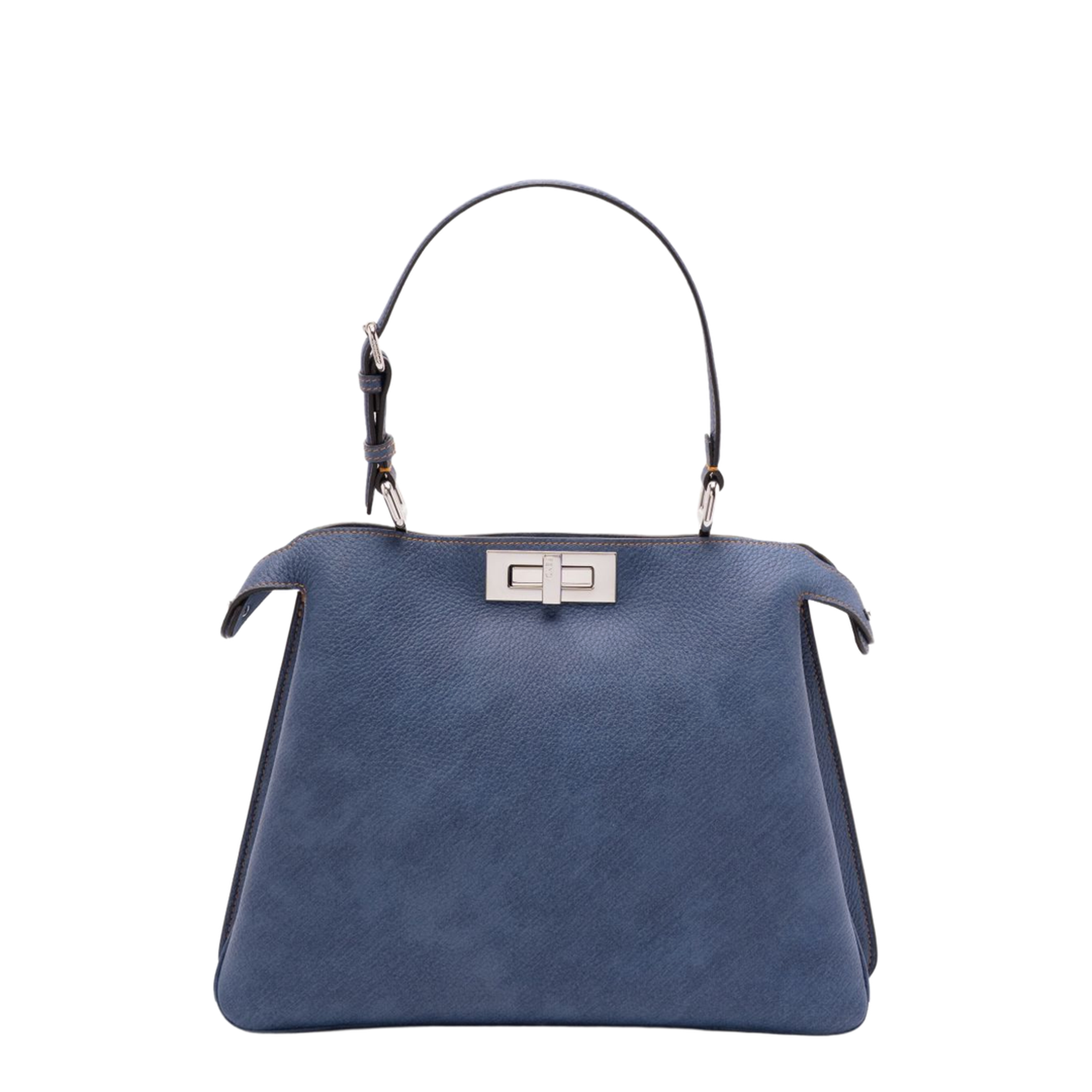 Peekaboo Soft Medium Cuoio Romano Leather Blue