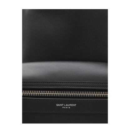 City Leather Backpack - Black