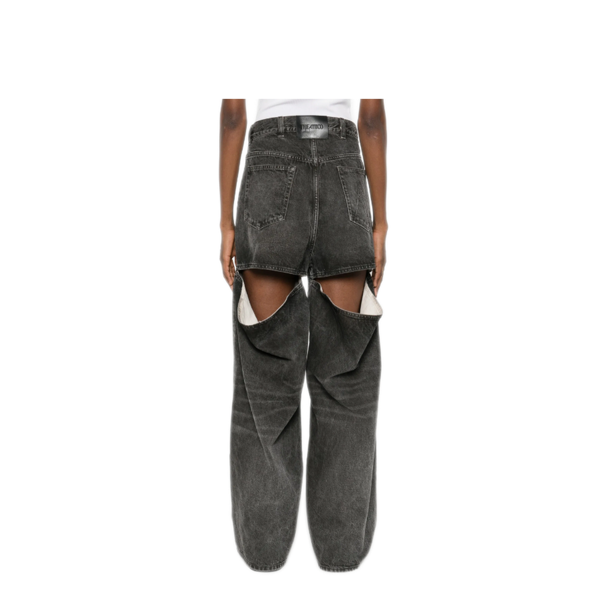 Black Cotton Jeans Denim