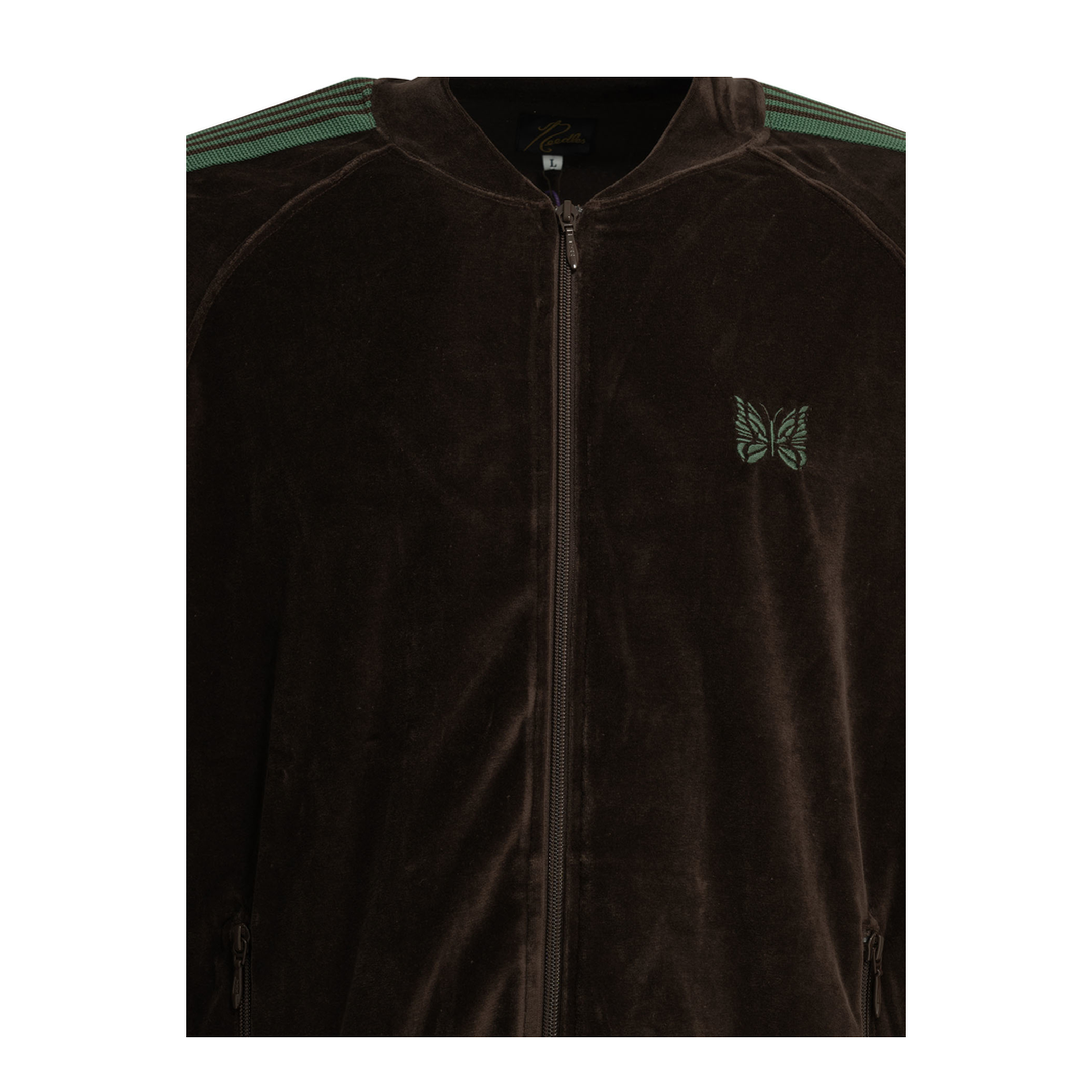 MAYFEYR - Needles - Track Zippered Sweatshirt - SX413CBROWN