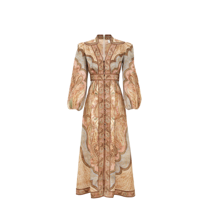Women Dress Deep V Neckline