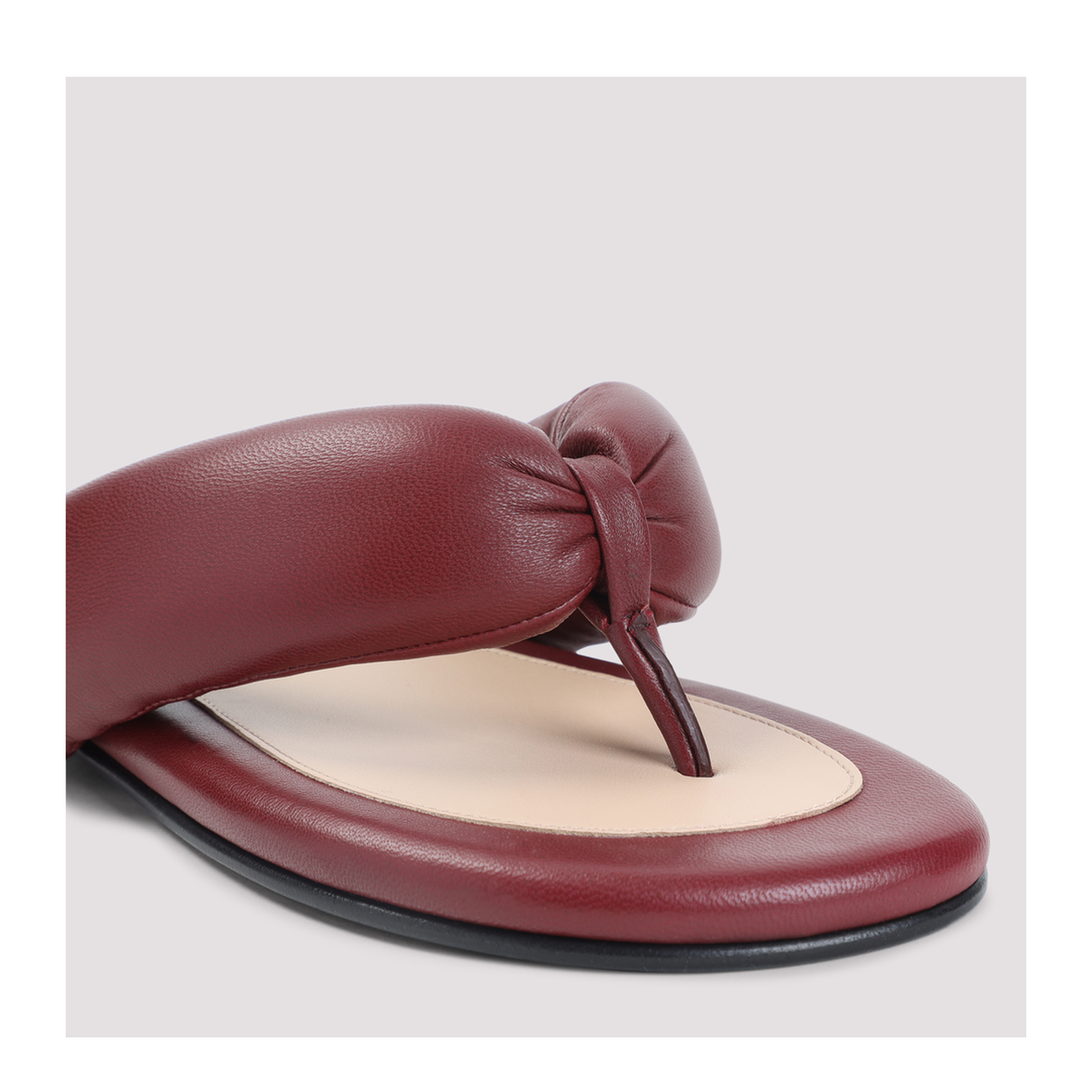 MAYFEYR - CARVEN - Red Leather Sandals - 6261161198N207