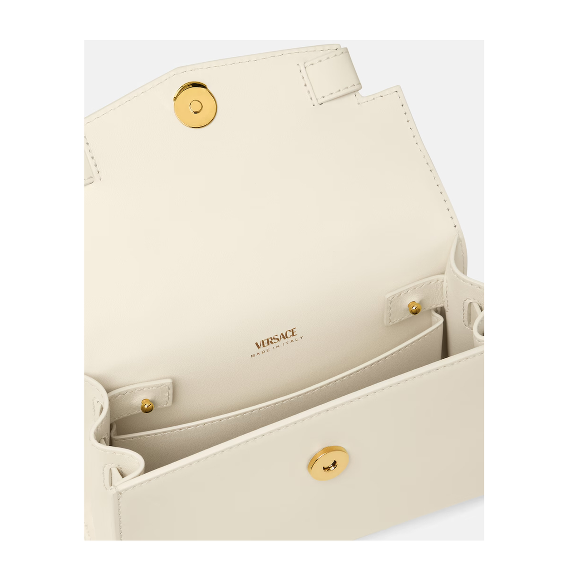 '95 Leather Handbag - White/Gold