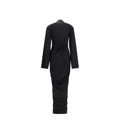 MAYFEYR - Rick Owens - Wrap Draped Long Dress - RP02F5501HY09