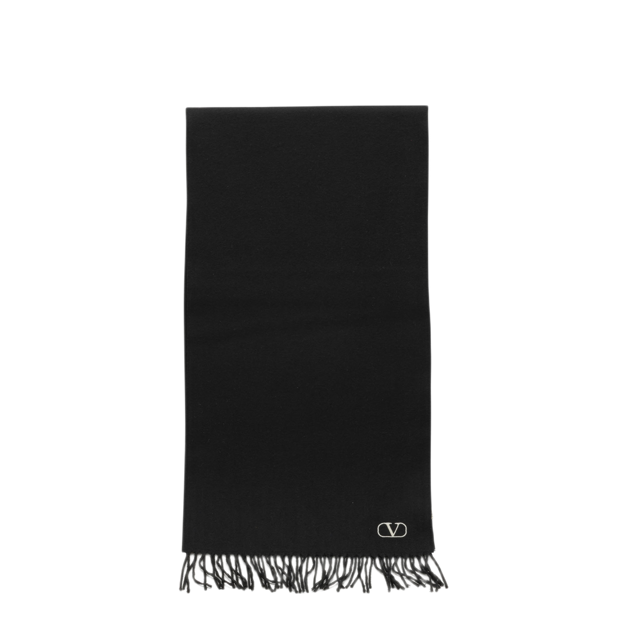 MAYFEYR - Valentino - Vlogo Fringed Scarf - 9Y2ET028UJC9RA
