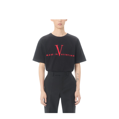 MAYFEYR - Valentino - Cotton T-Shirt With Made In Print - VMG16PBAQ