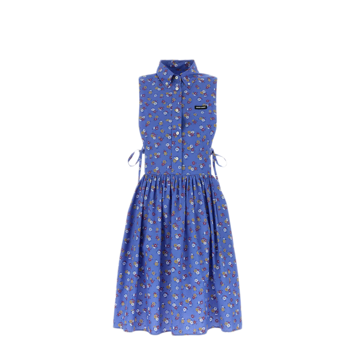 MAYFEYR - Miu Miu - Printed Poplin Shirt Dress - MF6389SOOO19KOF05HG