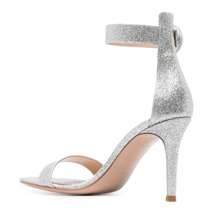 Glitter-Detail 90mm Sandals