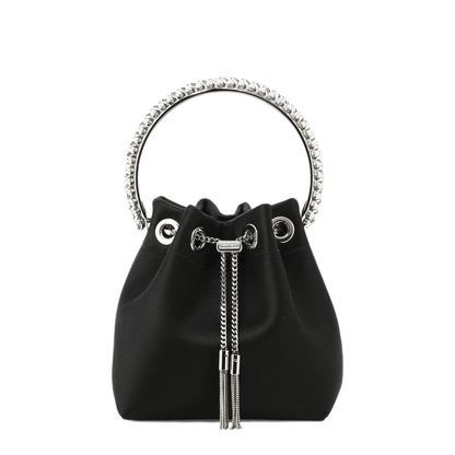 MAYFEYR - Jimmy Choo - Bon Bon Mini Handbag - BONBONVKMBLACKCRYSTAL