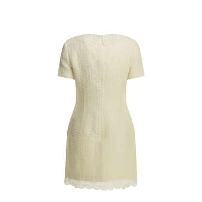 MAYFEYR - Self Portrait - Lace Detailed Short Dress - PF26002SBCCREAM