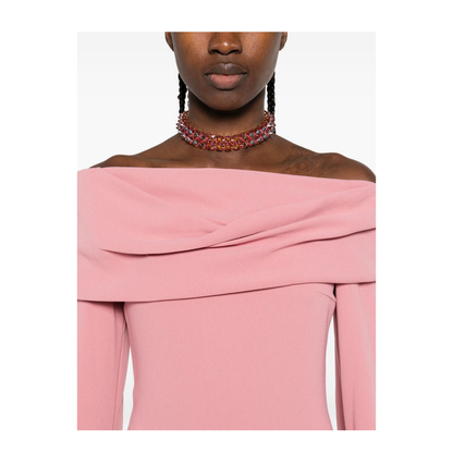 Off-shoulder Maxi Dress