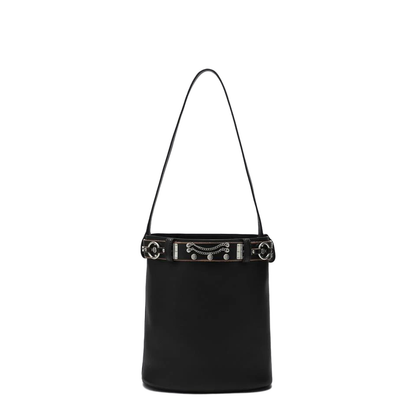 Bucket Bag with Studded Belt