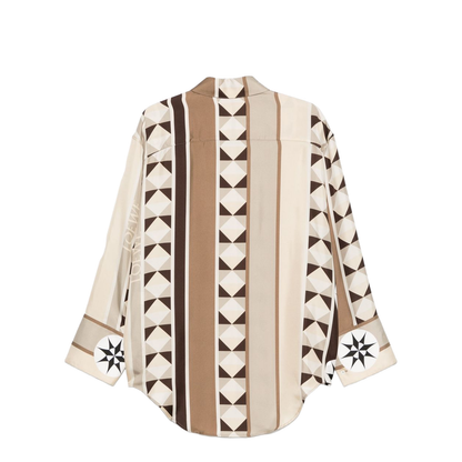 Shirt in Silk Multicolor