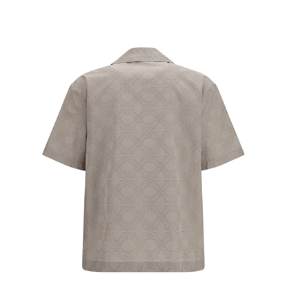 MAYFEYR - Off-White - Arrow Monogram Shirt - OMGG01QF26FAB00400