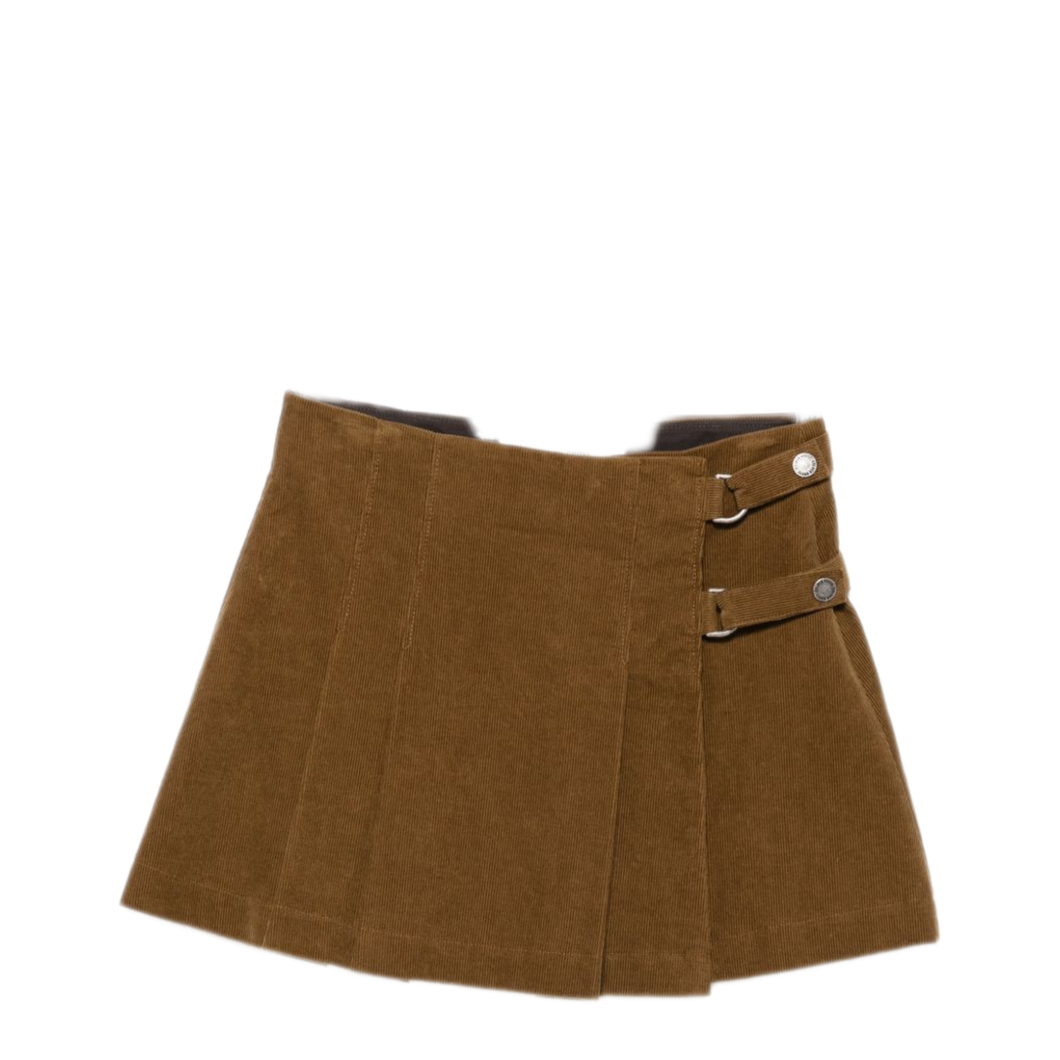 MAYFEYR - Golden Goose - Cotton Mini Skirt Brown - GWP02744P00259620400