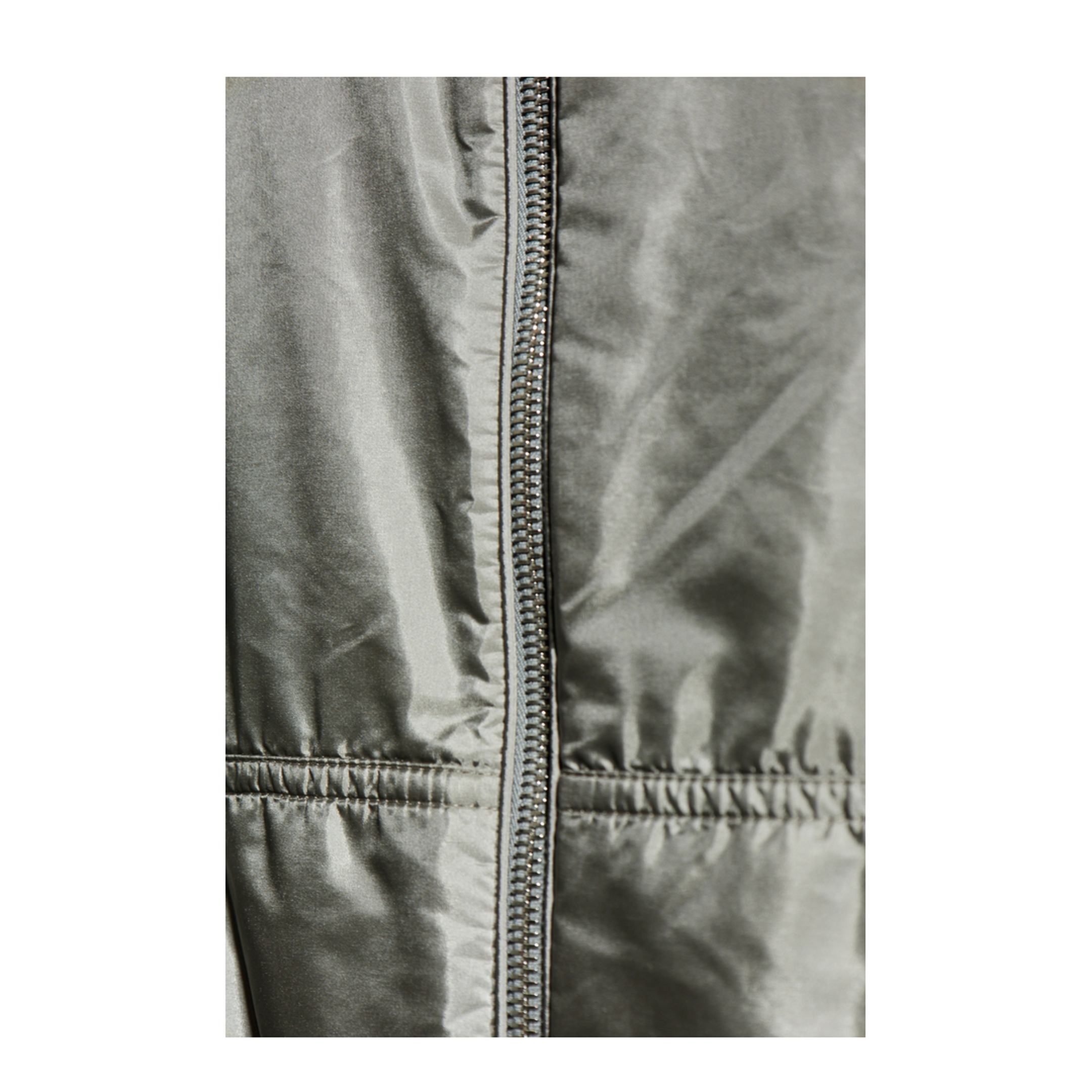 Gray Poiliot Hooded Short Down Jacket