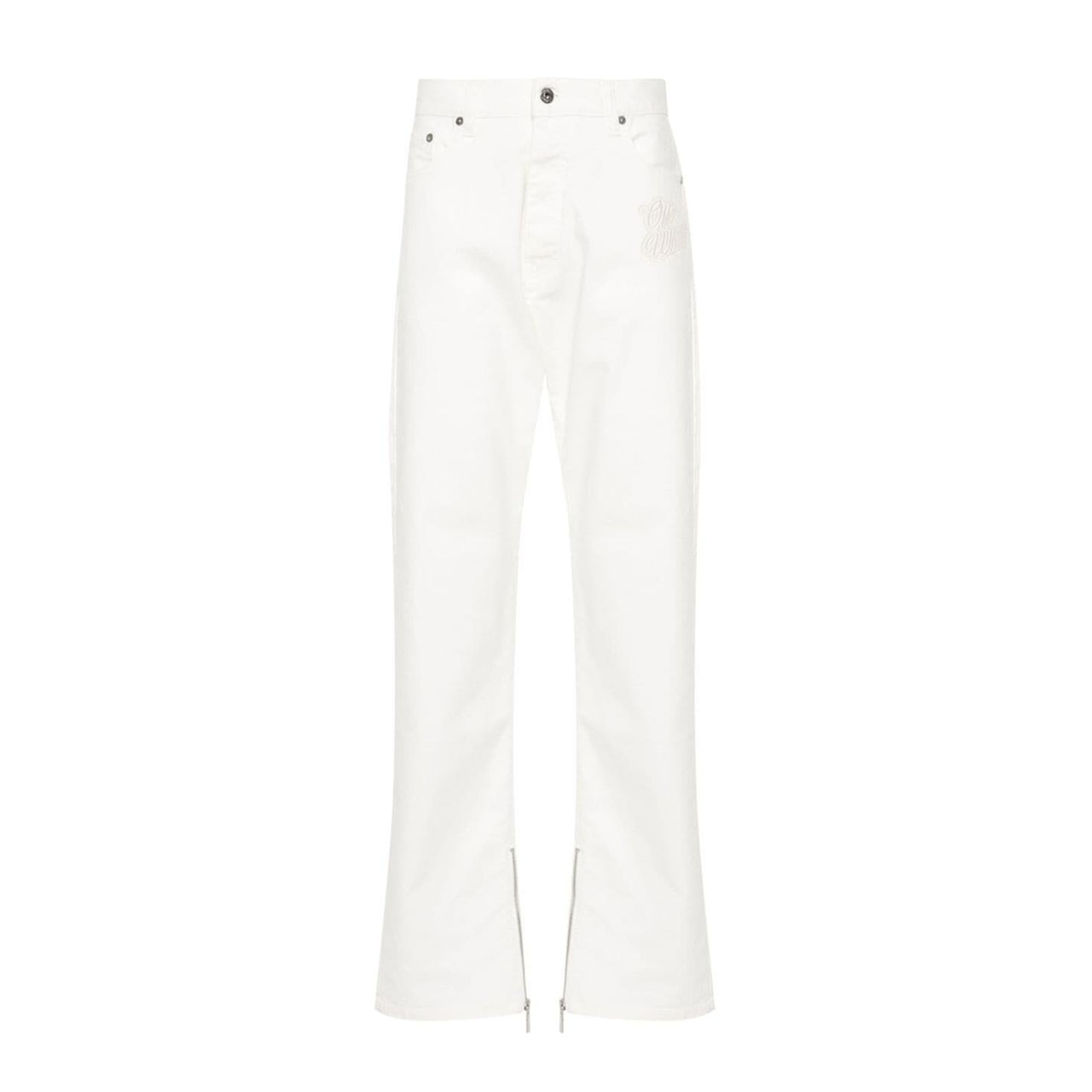 Optical White Straight Leg Jeans