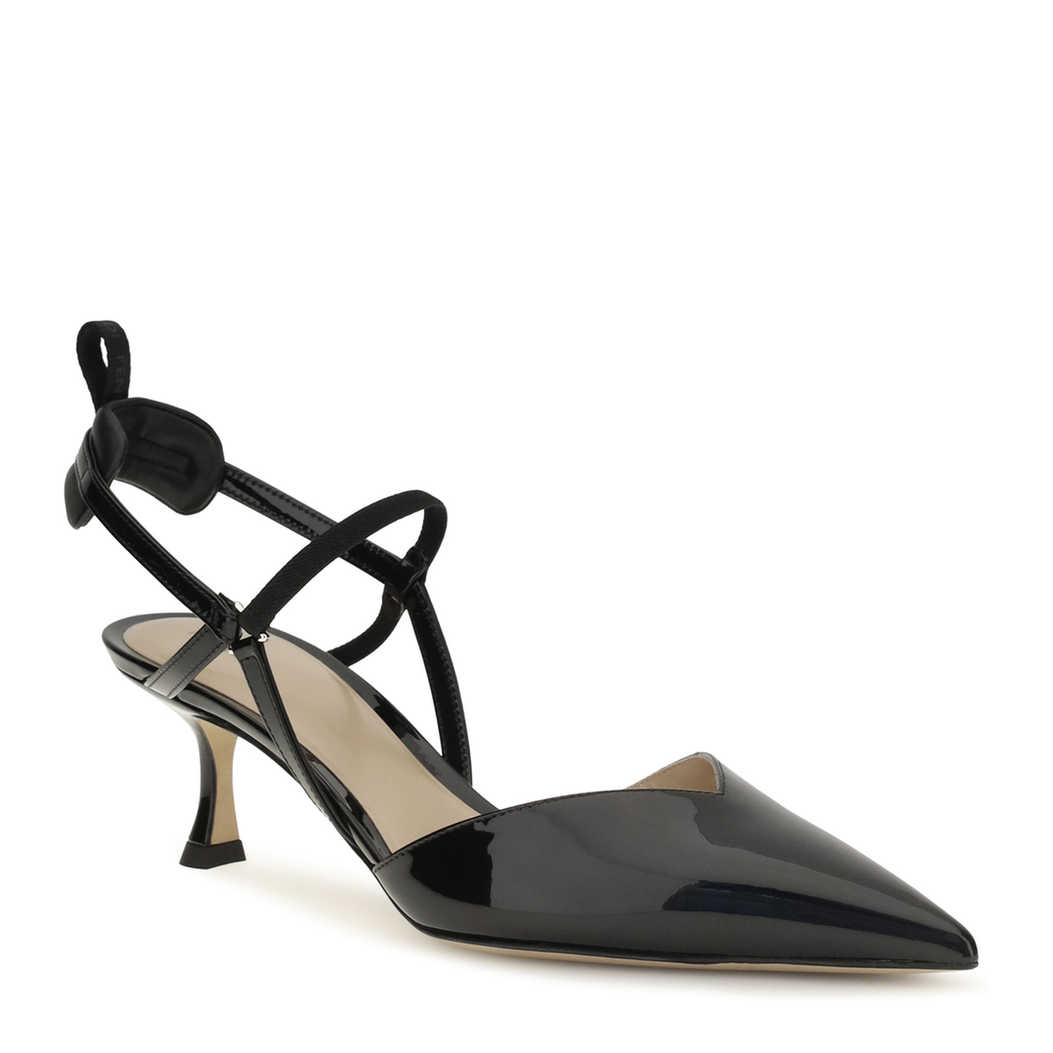 MAYFEYR - Fendi - Patent Leather Colibrì Slingback Pumps - 8J9131NEH