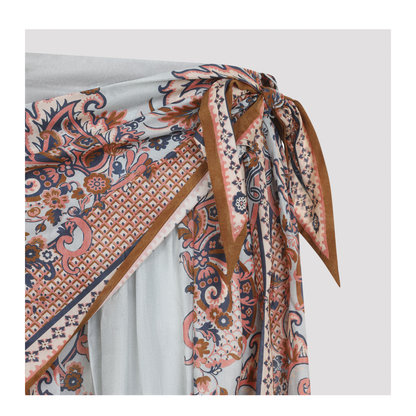 MAYFEYR - Zimmermann - Aster Scarf Mini Skirt - 8066SSS261BLUE