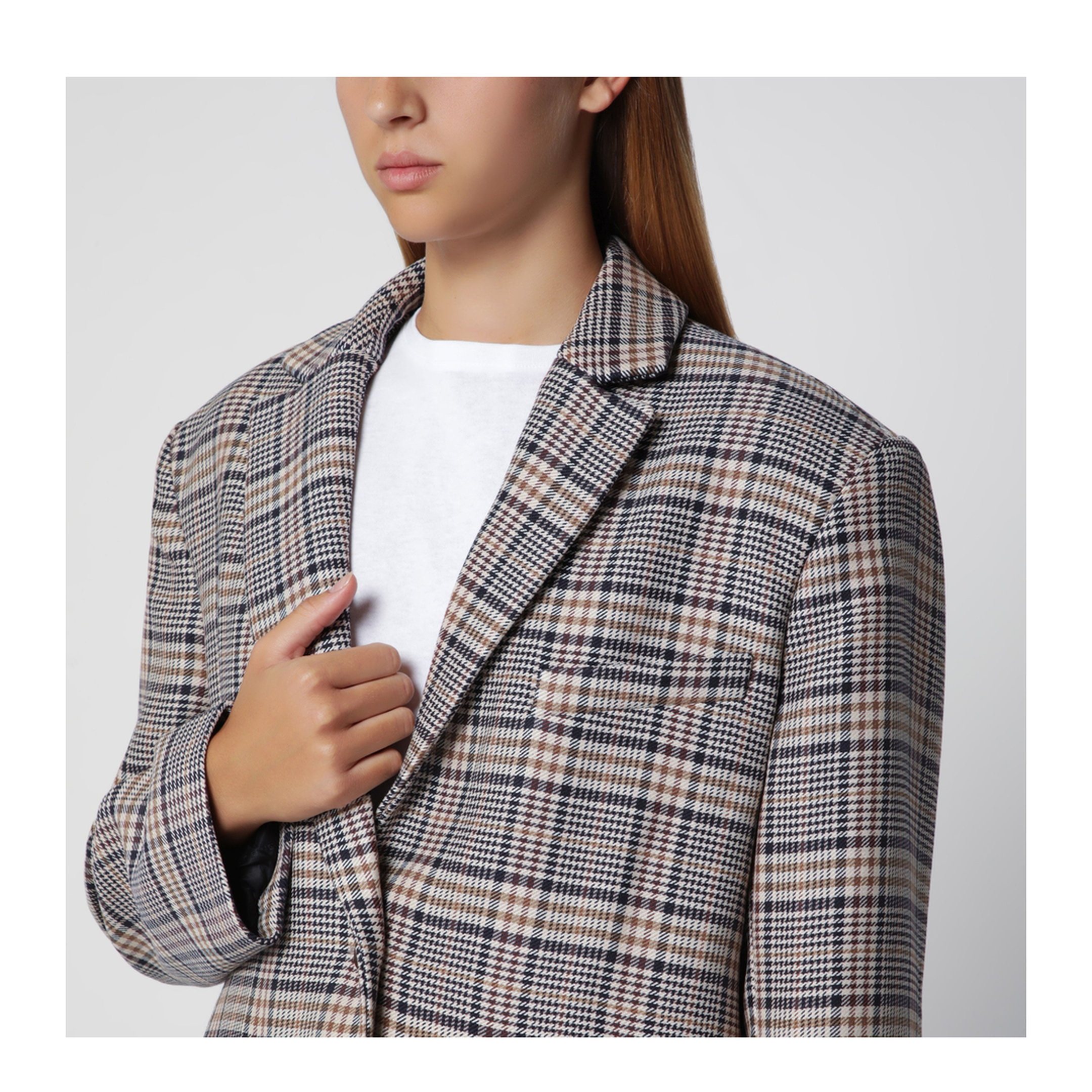 MAYFEYR - Anine Bing - Single Breasted Check Blazer - A-01-12220VICHK01