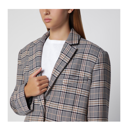 MAYFEYR - Anine Bing - Single Breasted Check Blazer - A-01-12220VICHK01