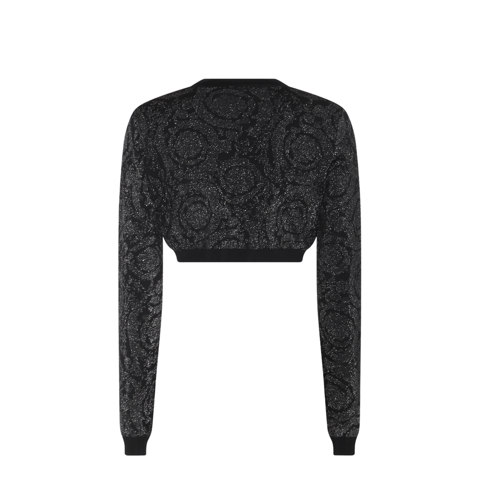 Black Viscose Blend Cardigan