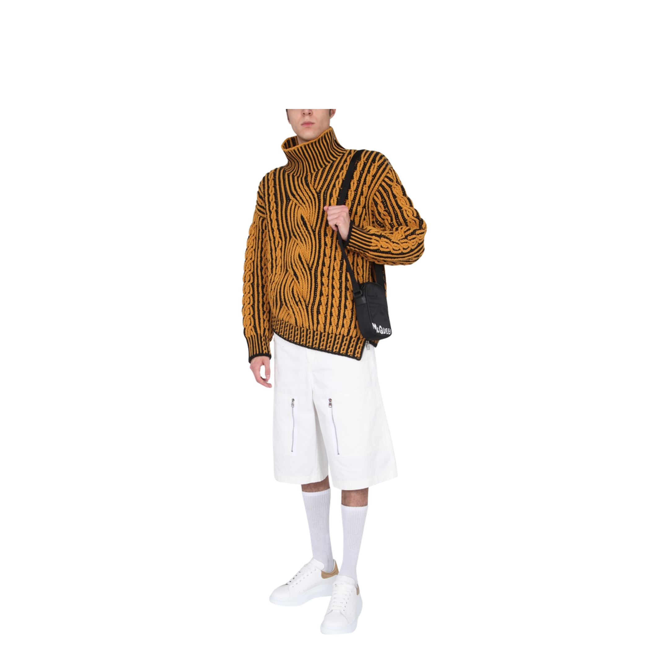 White Other Materials Pants