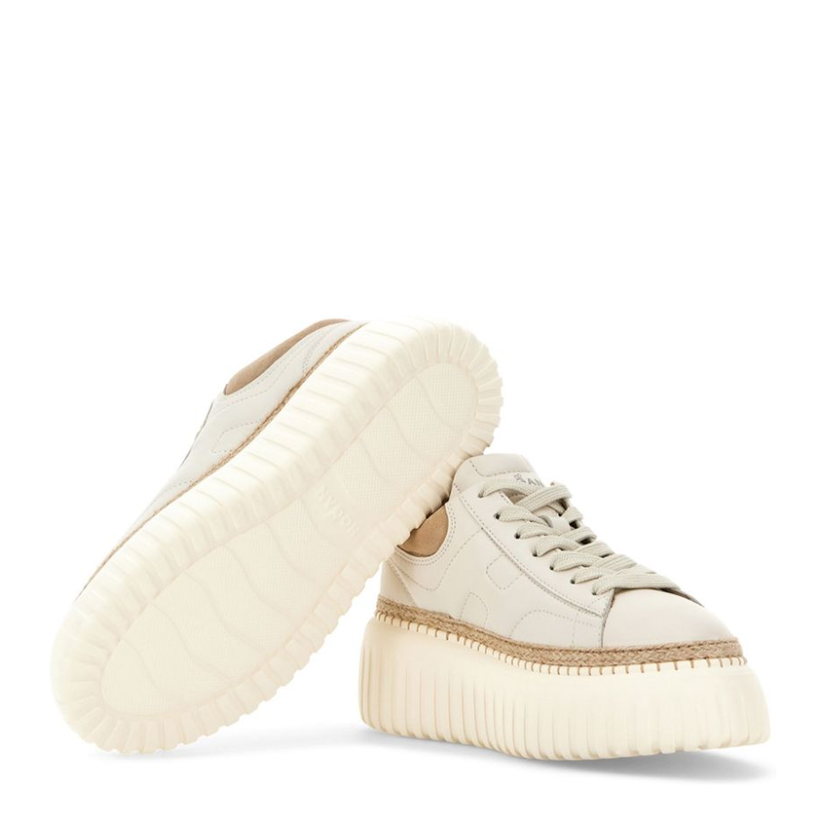 H-Stripes Leather Sneakers