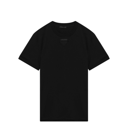 Black Cotton T-Shirt