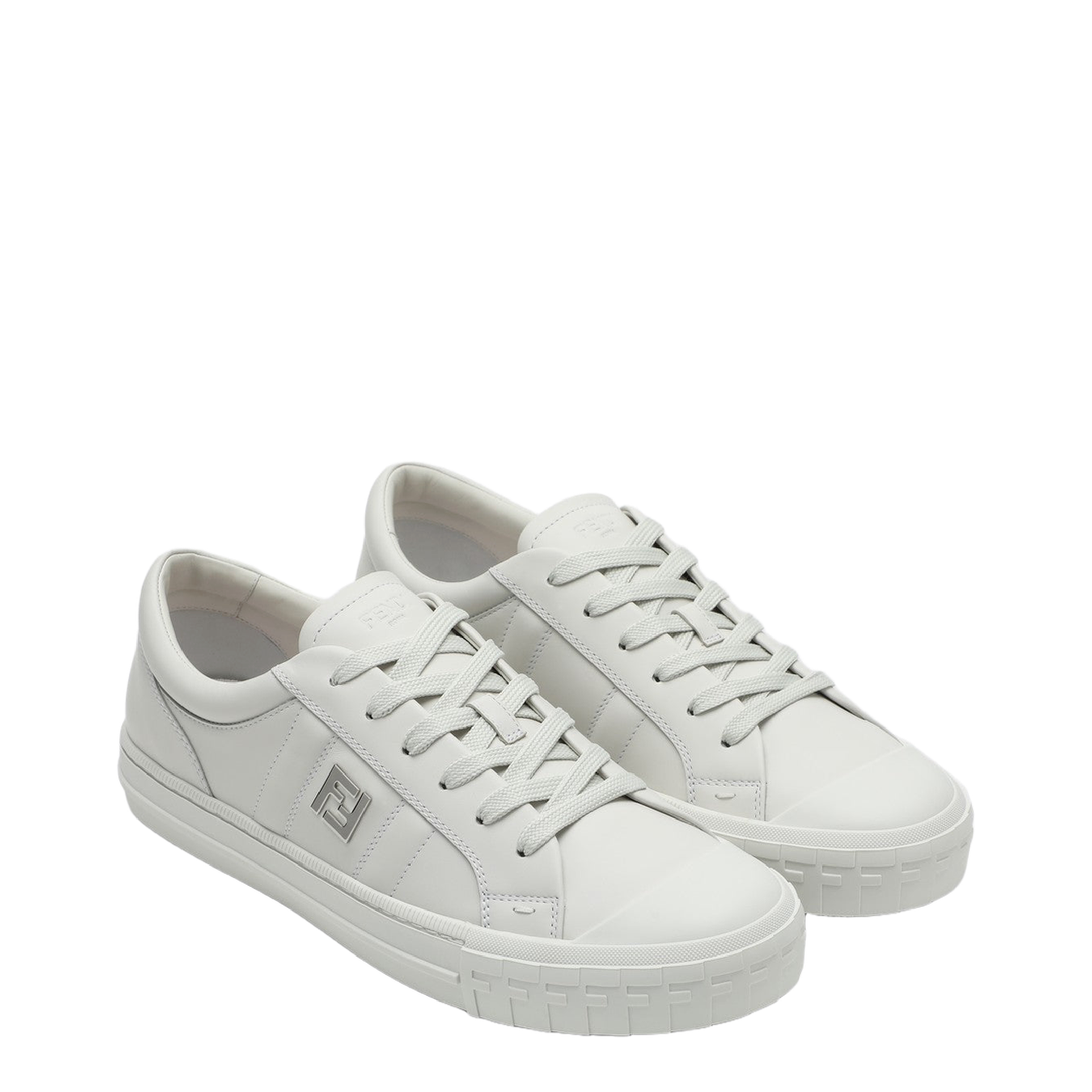 Domino Trainers Leather White