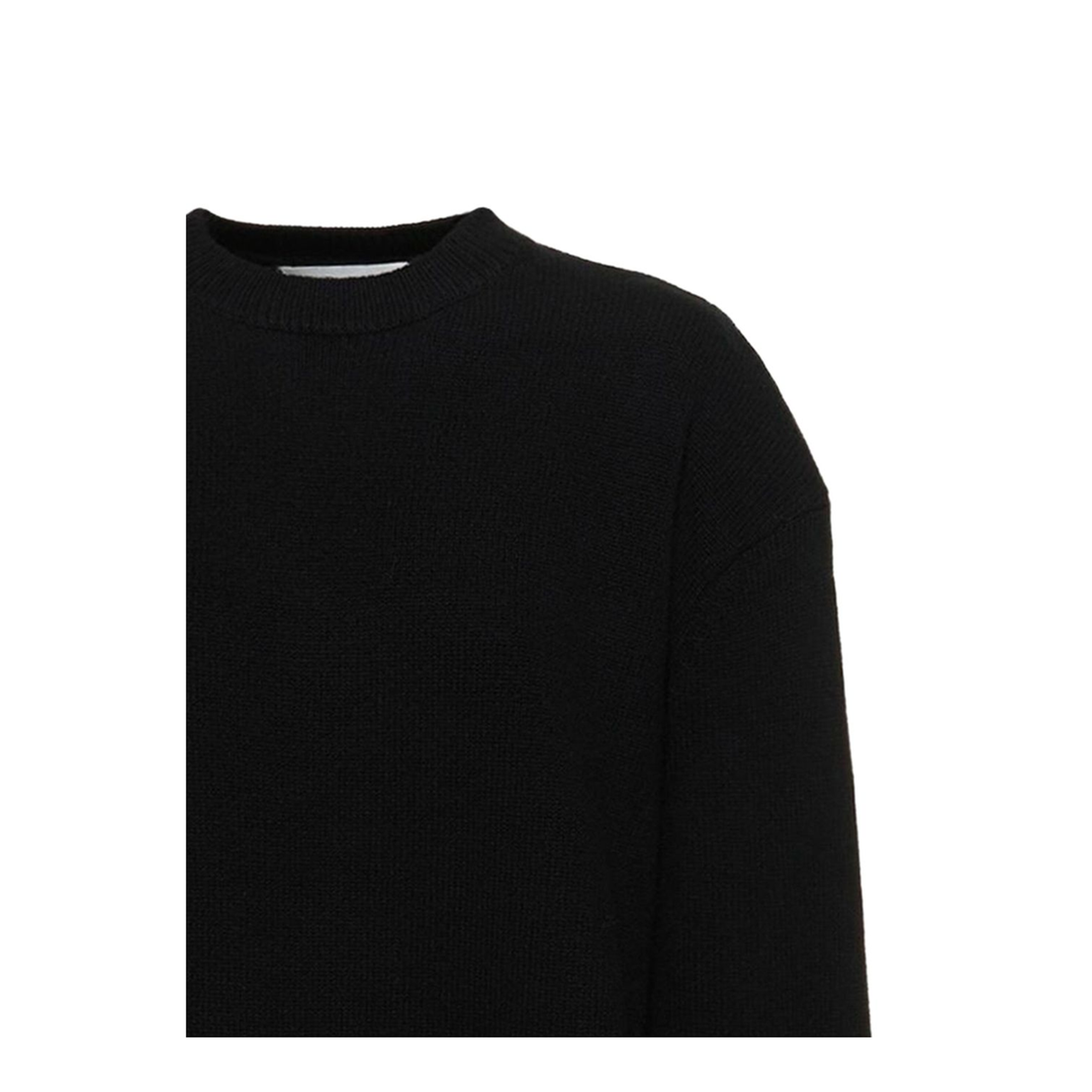 MAYFEYR - THE FRANKIE SHOP - Black Shoulder Pads Knitted Sweater - KNFS006981000BLACK