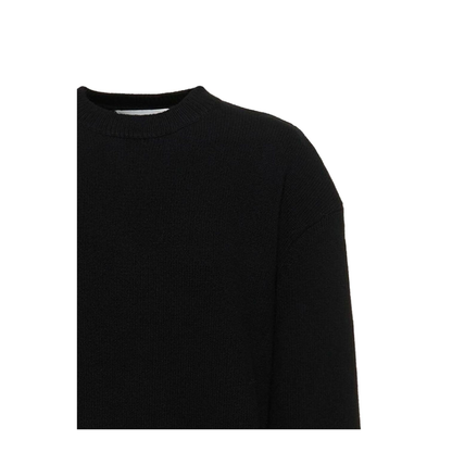MAYFEYR - THE FRANKIE SHOP - Black Shoulder Pads Knitted Sweater - KNFS006981000BLACK