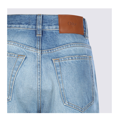 High-waisted shorts jeans