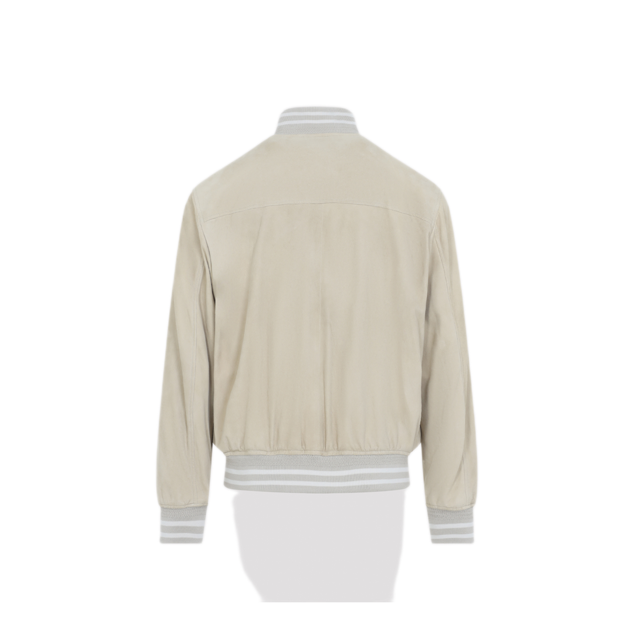 MAYFEYR - RALPH LAUREN PURPLE LABEL - Champagne Suede Bomber Jacket - 790P17574001CHAMPAGNE