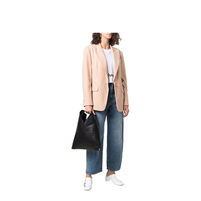 Black PU Leather Japanese Knot Bag